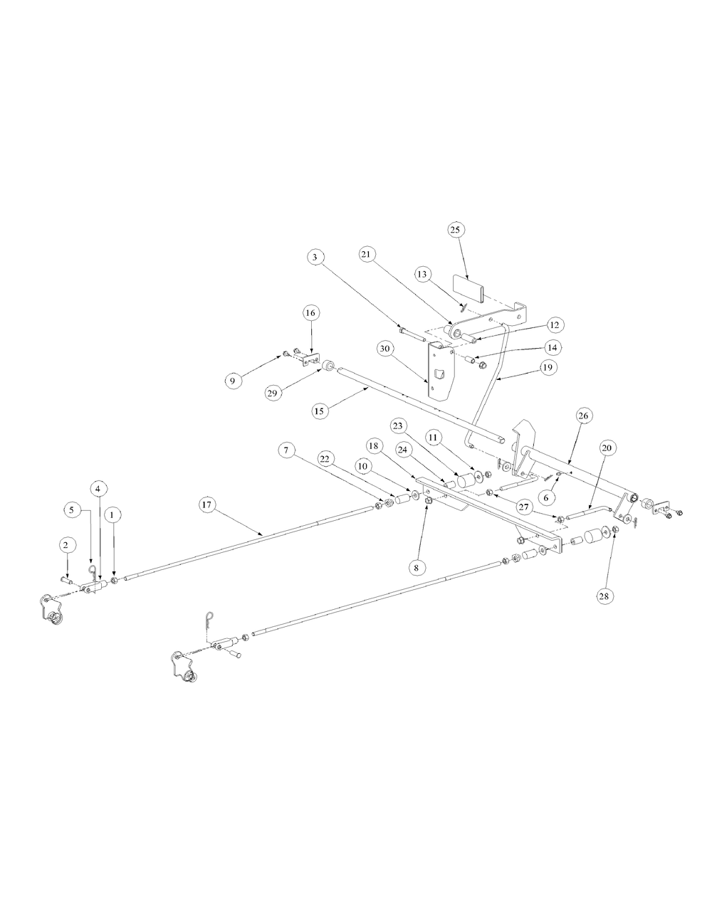 Brake Assembly Diagram and Parts List for M48-KHS 53AB5B5M150-18-HP Cub Cadet Lawn Tractor